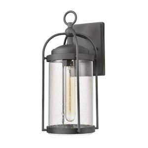 Catalonia 13.5'' High 1-Light Outdoor Sconce - Distressed Zinc 3