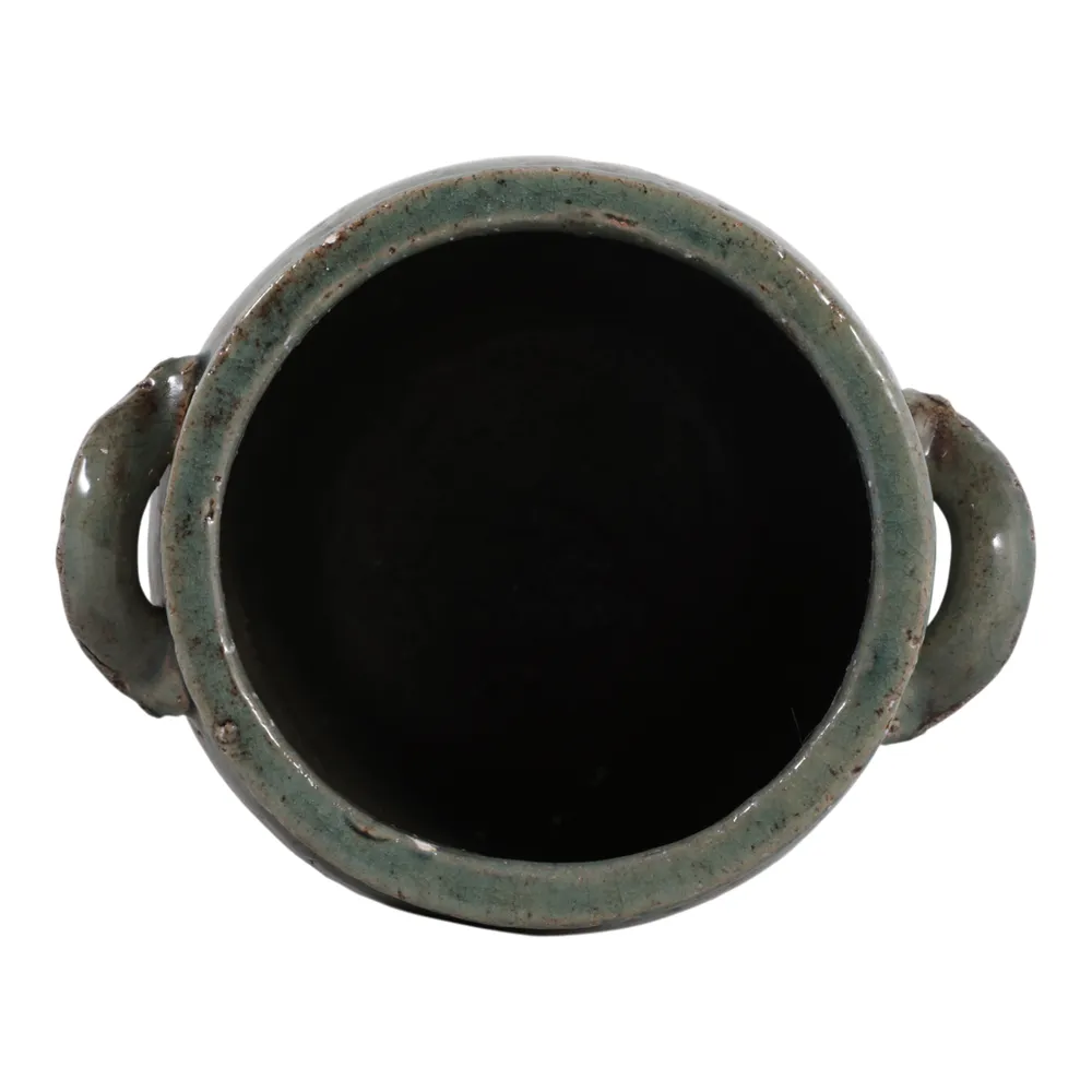 EVANDERWICK GREEN VASE 12 (IN)