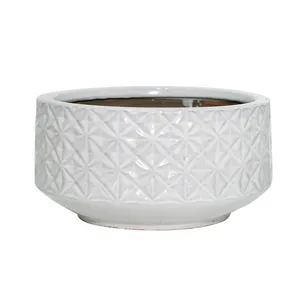 ALICEWORTH SET OF 2 WHITE PLANTER 11 (IN) 2