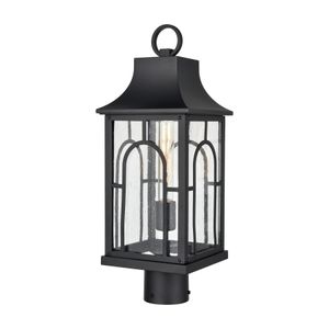 Triumph 19.75'' High 1-Light Outdoor Post Light - Textured Black 3