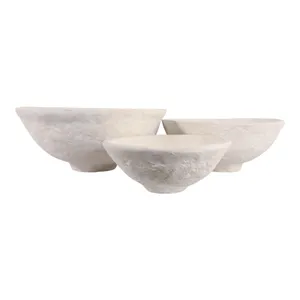 BECKLEY SET OF 3 WHITE BOWLS 10 (IN) 5
