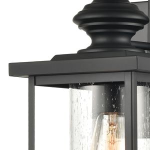 Minersville 17'' High 1-Light Outdoor Sconce - Matte Black 2