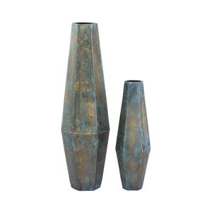 Erwin Vase - Set of 2 Oxidized Brass 1