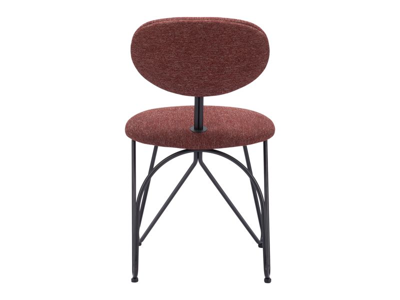 Novi Dining Chair Maroon Brown 5