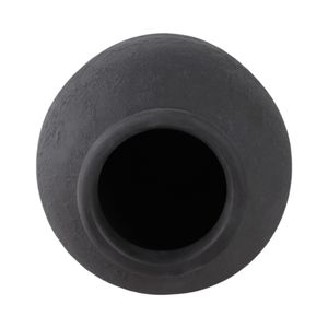 18X9" TERRACOTTA FLOOR VASE, BLACK 7