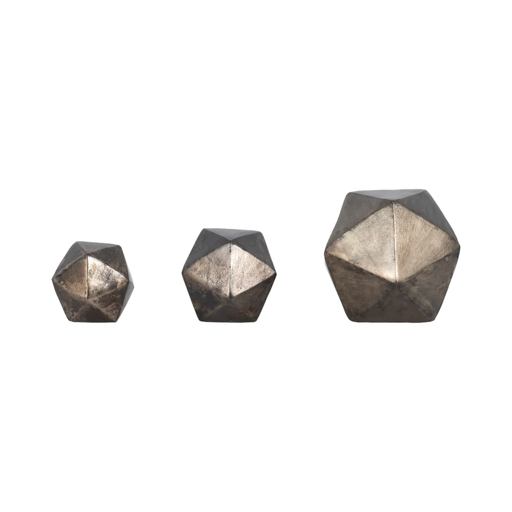 GASTONWELL SET OF 3 BRONZE WALL SCULPTURES 8 (IN)
