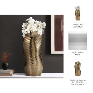 ASPENCREST GOLD VASE 16 (IN) 11
