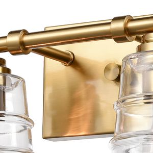 Pulsate 30.25'' Wide 4-Light Vanity Light - Satin Brass 5