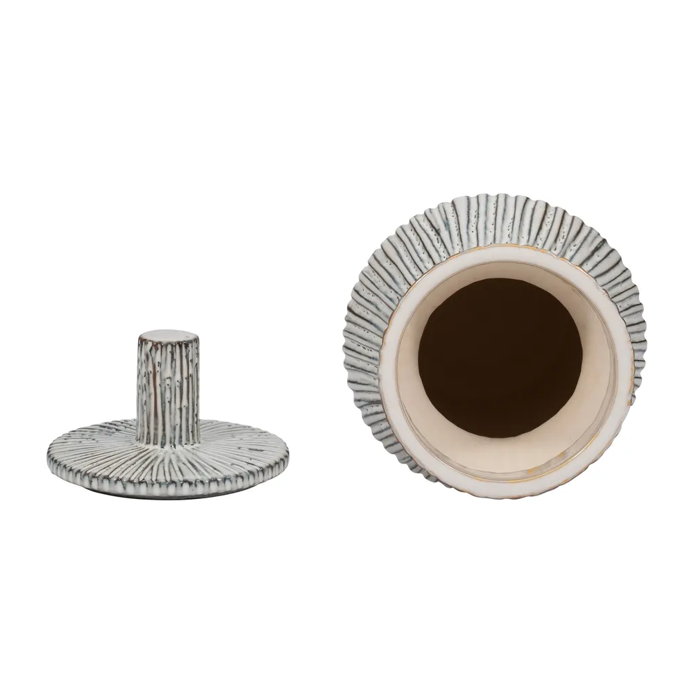 WRENTON WHITE VASE 20 (IN)
