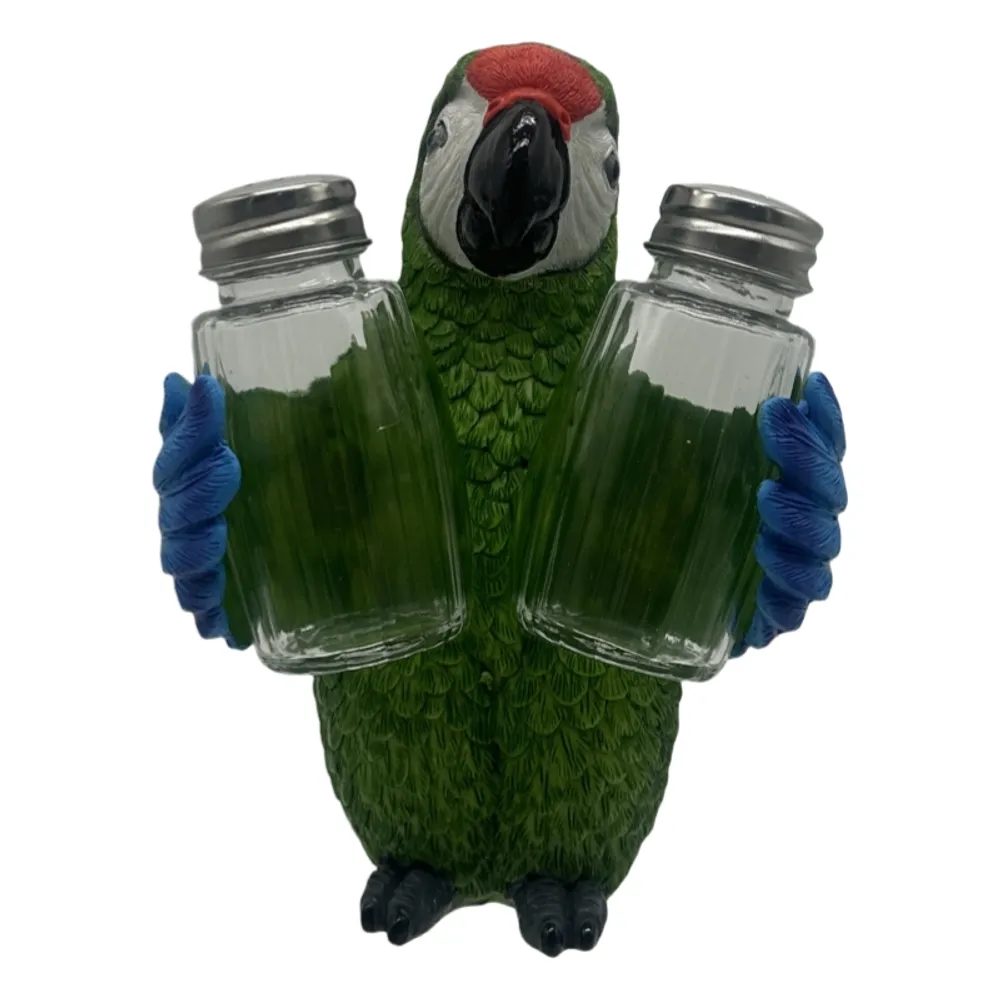 6-1/4" PARROT SALT/PEPPER SET