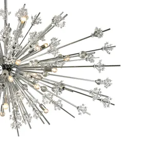 Starburst 72'' Wide 31-Light Chandelier - Polished Chrome 4