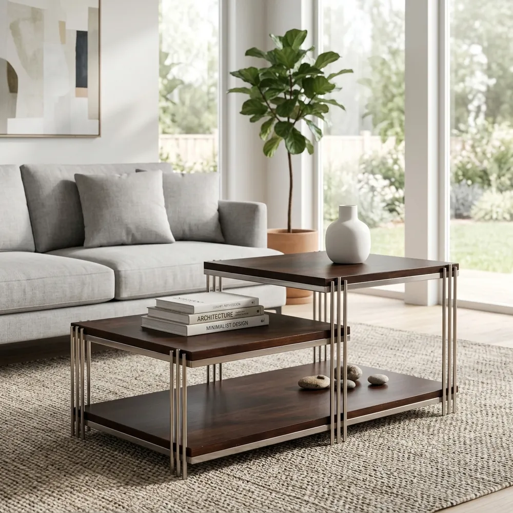 CASTONSHAW BROWN COFFEE TABLE 20 (IN)