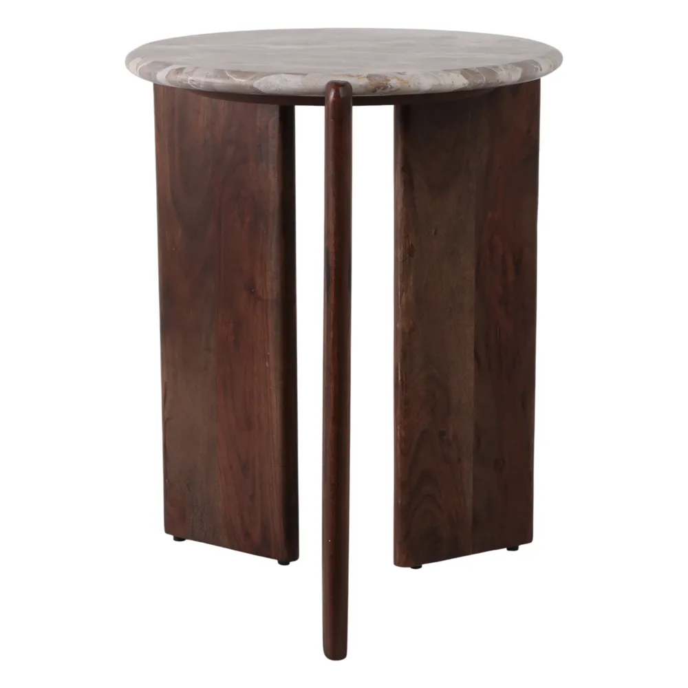 HALSEYCLIFF BROWN TABLE 20 (IN)