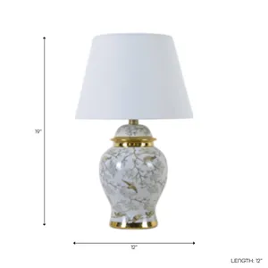 SPENCERPORT WHITE LAMP 19 (IN) 9