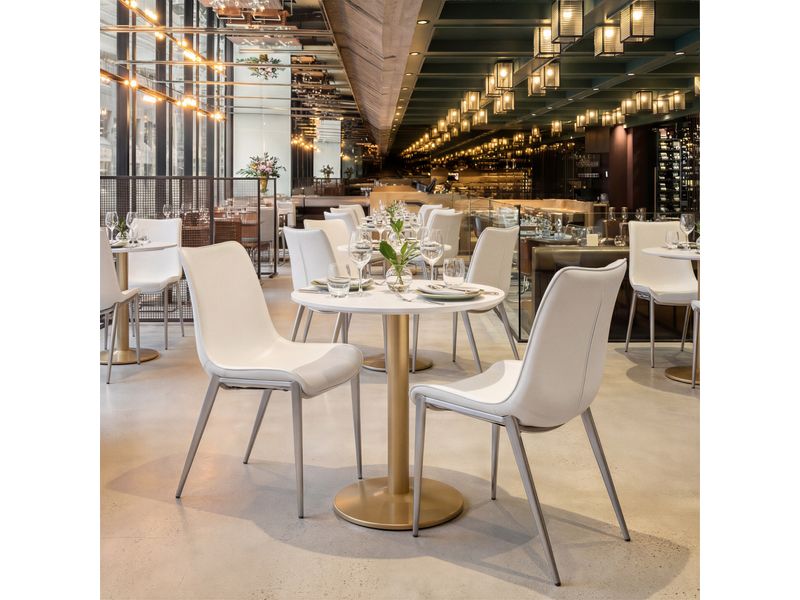 Alto Bistro Table White & Gold 2