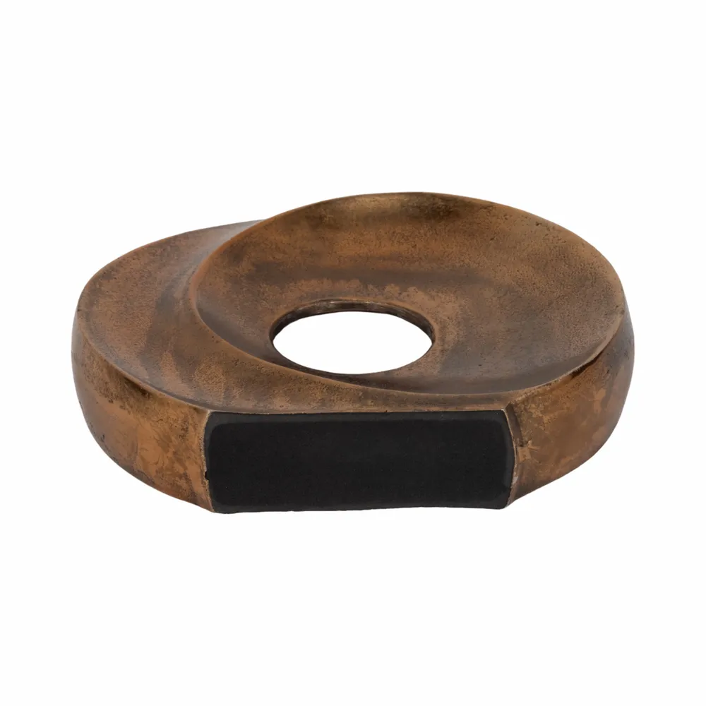 ELMONTSTONE BRONZE VASE 11 (IN)
