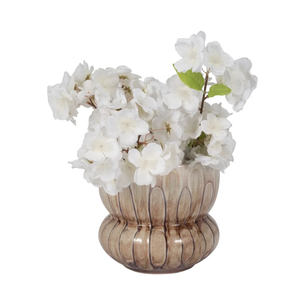 HAMDENCREST BROWN VASE 7 (IN)