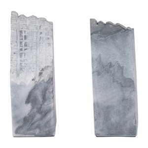 MILLERMOOR SET OF 2 BLACK BOOKENDS 7 (IN) 6