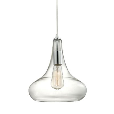 Orbital 10″ Wide 1-Light Mini Pendant - Polished Chrome