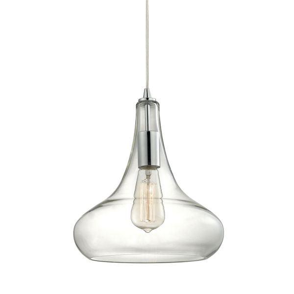 Orbital 10'' Wide 1-Light Mini Pendant - Polished Chrome