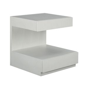 Checkmate Accent Table - White 2