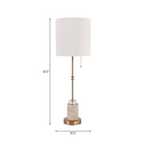 JENSENSTONE IVORY LAMP 33 (IN) 8