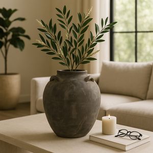 ZANEWAY BROWN VASE 15 (IN) 13