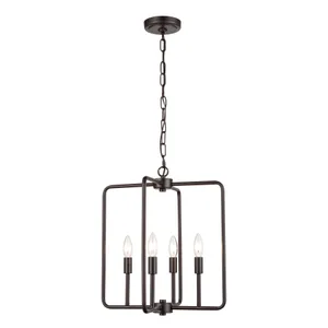 Park Slope 15.75" Wide 4-Light Pendant - Oil Rubbed Bronze 1