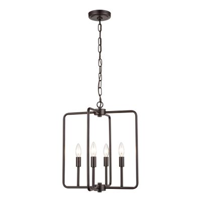 Park Slope 15.75" Wide 4-Light Pendant - Oil Rubbed Bronze