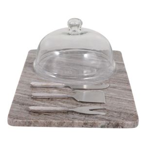 FIONALEY SET OF 5 BROWN SERVEWARE 6 (IN) 7