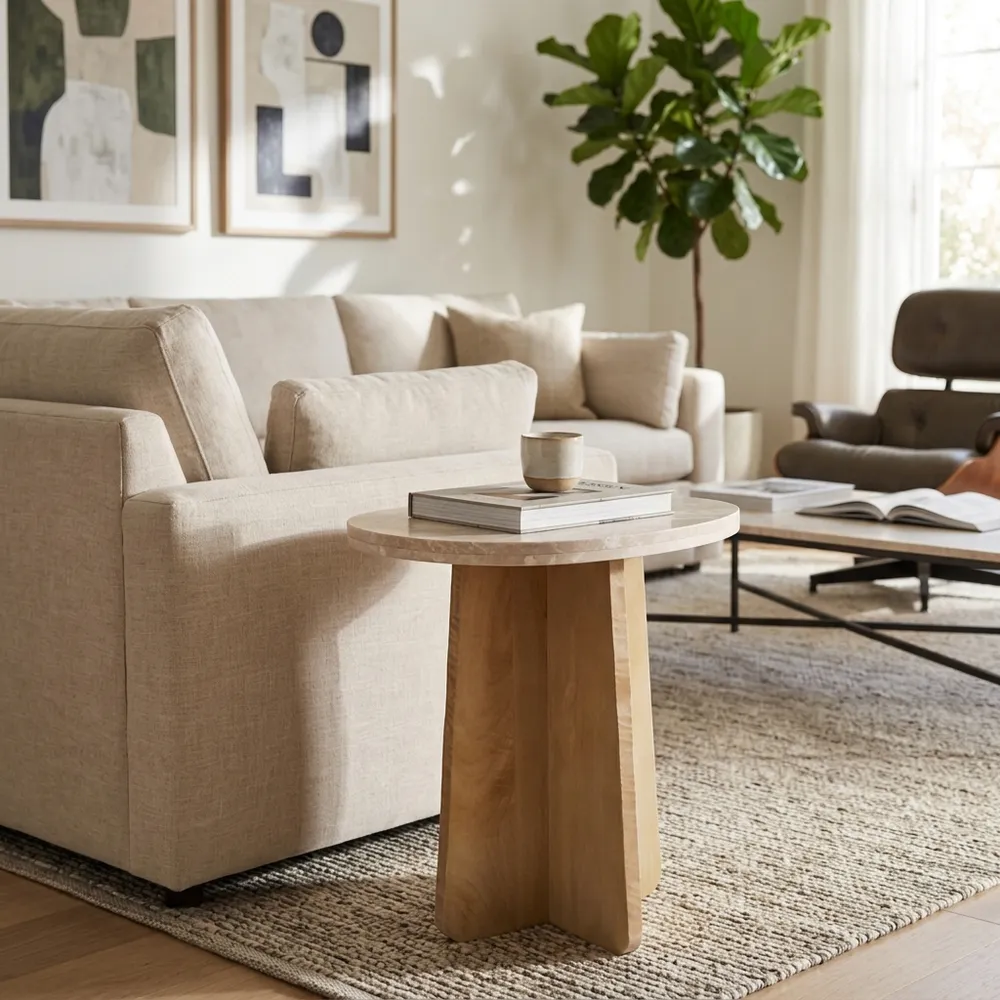 KANERIDGE BROWN TABLE 24 (IN)