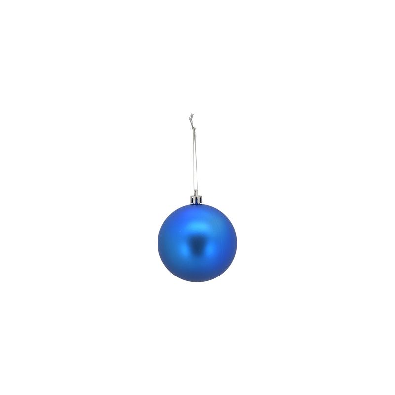 70mm Boxed Ball Ornament Set - Royal Blue