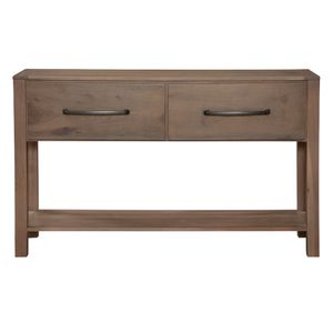 re.curated Two-drawer Console Table with Shelf 4