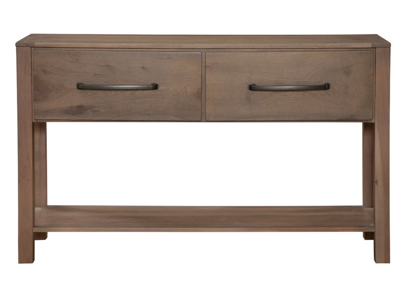 re.curated Two-drawer Console Table with Shelf 4