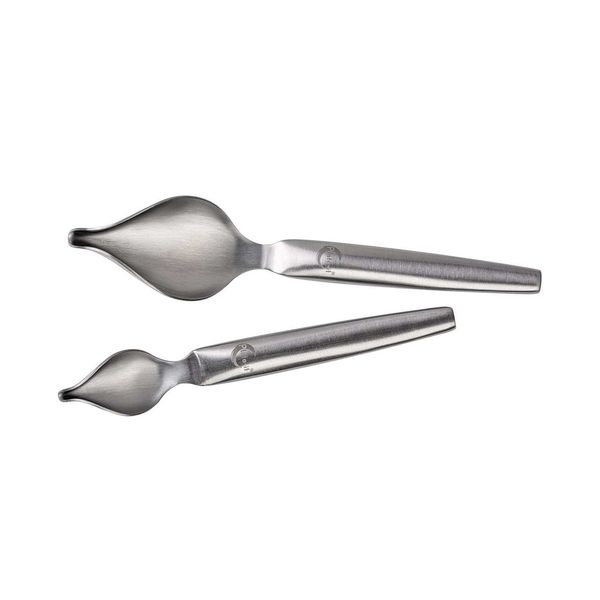PLATE-IT - Decoration Spoons, 2-Piece Set, Matt Finish, SS