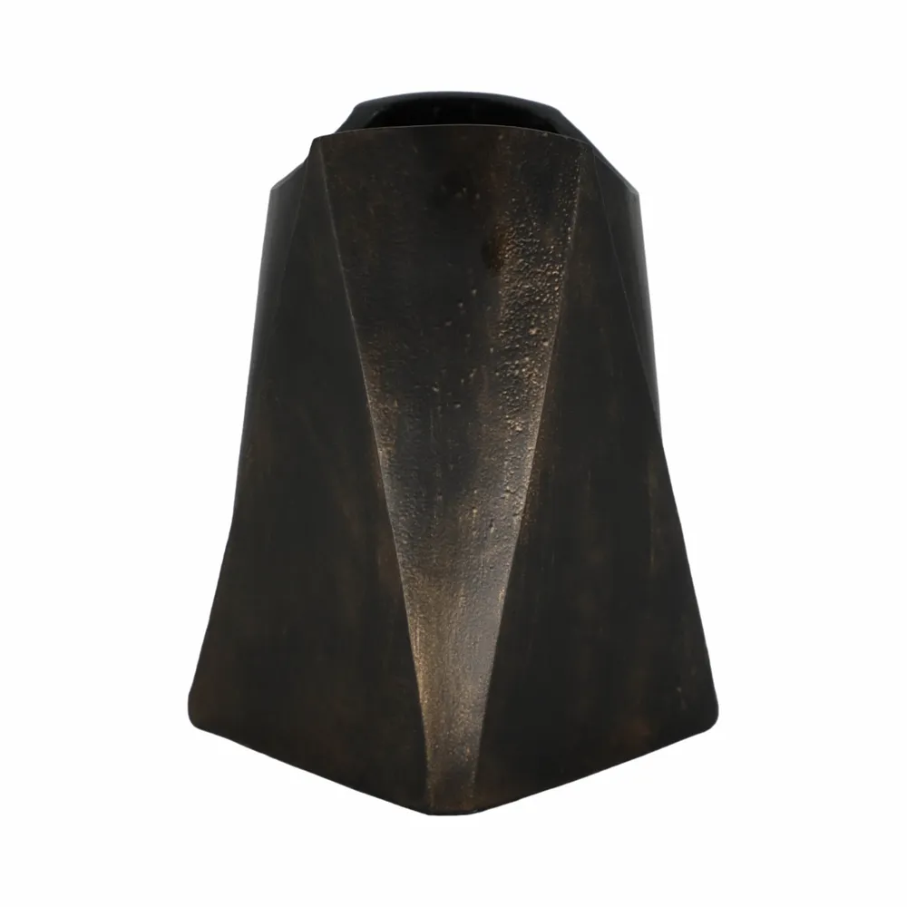 VERABROOK GRAY VASE 8 (IN)