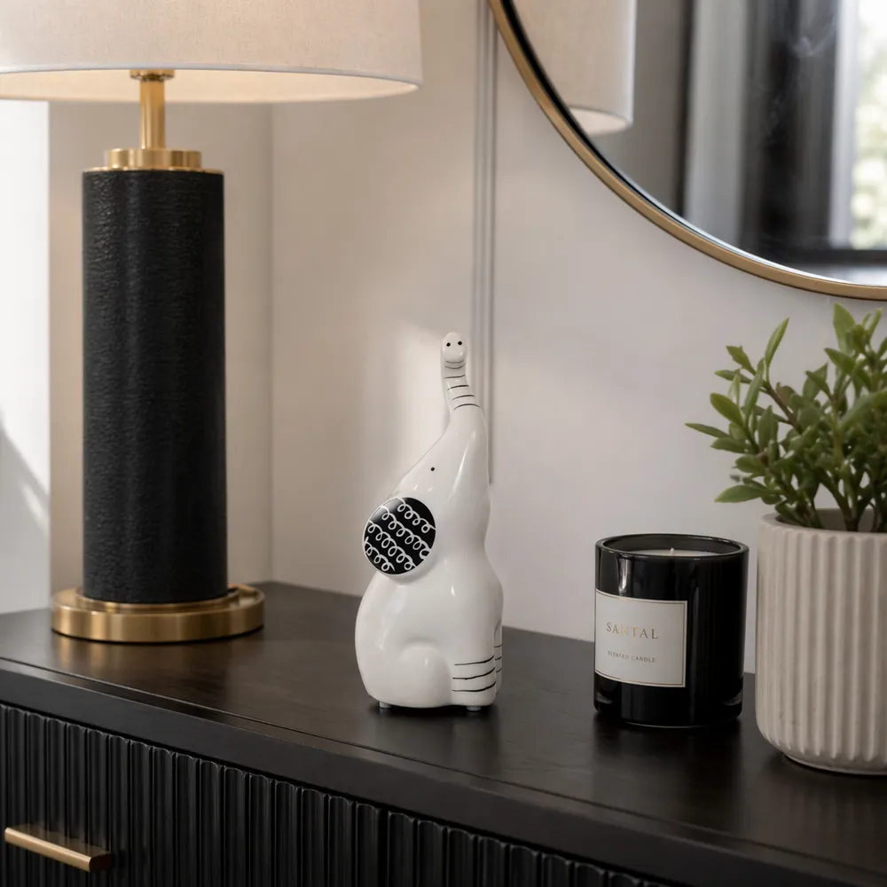 ALCOTTOAK BLACK DECOR 8 (IN)