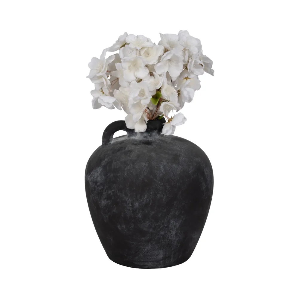 PAXTONHOLM BLACK VASE 10 (IN)
