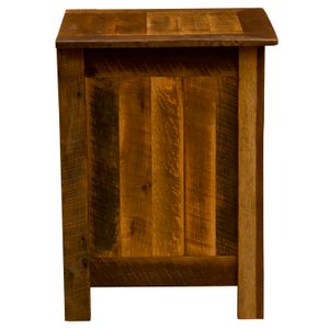 Barnwood Three Drawer Nightstand 6