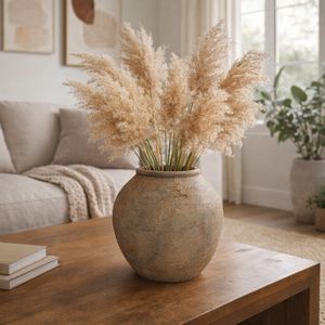TRUEHAVEN TAN VASE 9 (IN) 2