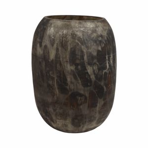 HENDONSIDE BROWN GLASS VASE 18 (IN) 5