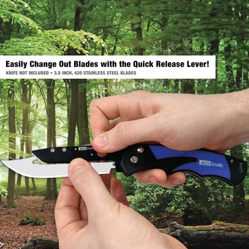 AccuSharp Razor Knife Replacement Blades - Blue Card