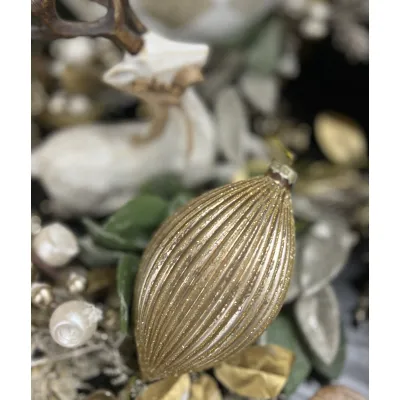 Lemon Drop Ornament 4x5.5in