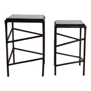 HADWICKBEACH SET OF 2 GOLD TABLE 25 (IN) 1