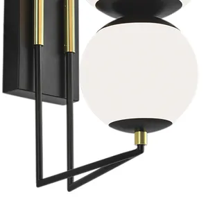 Cosmos 18.5'' High Integrated LED Outdoor Sconce - Matte Black Satin Brass 4