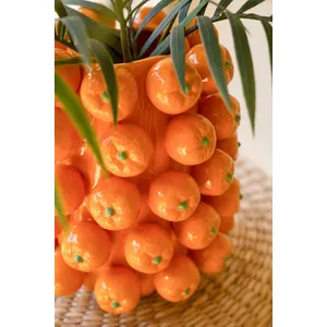 Ceramic Oranges Vase 3