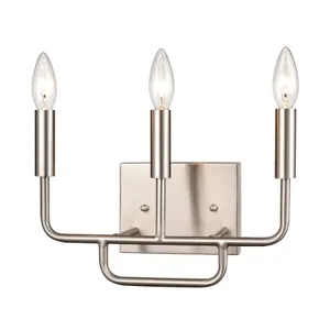 Park Slope 13'' Wide 3-Light Vanity Light - Brushed Nickel 1