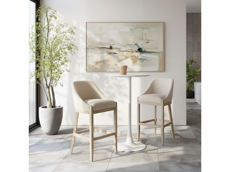 Calmo Barstool Beige 2