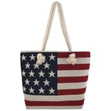 ROPE TOTE BAG - USA FLAG 1