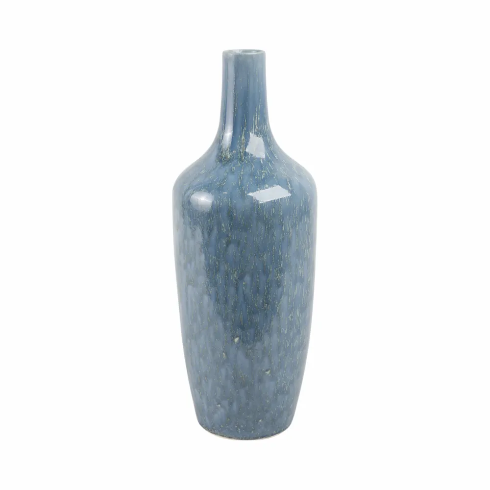 HENLEYSHAW TEAL VASE 17 (IN)